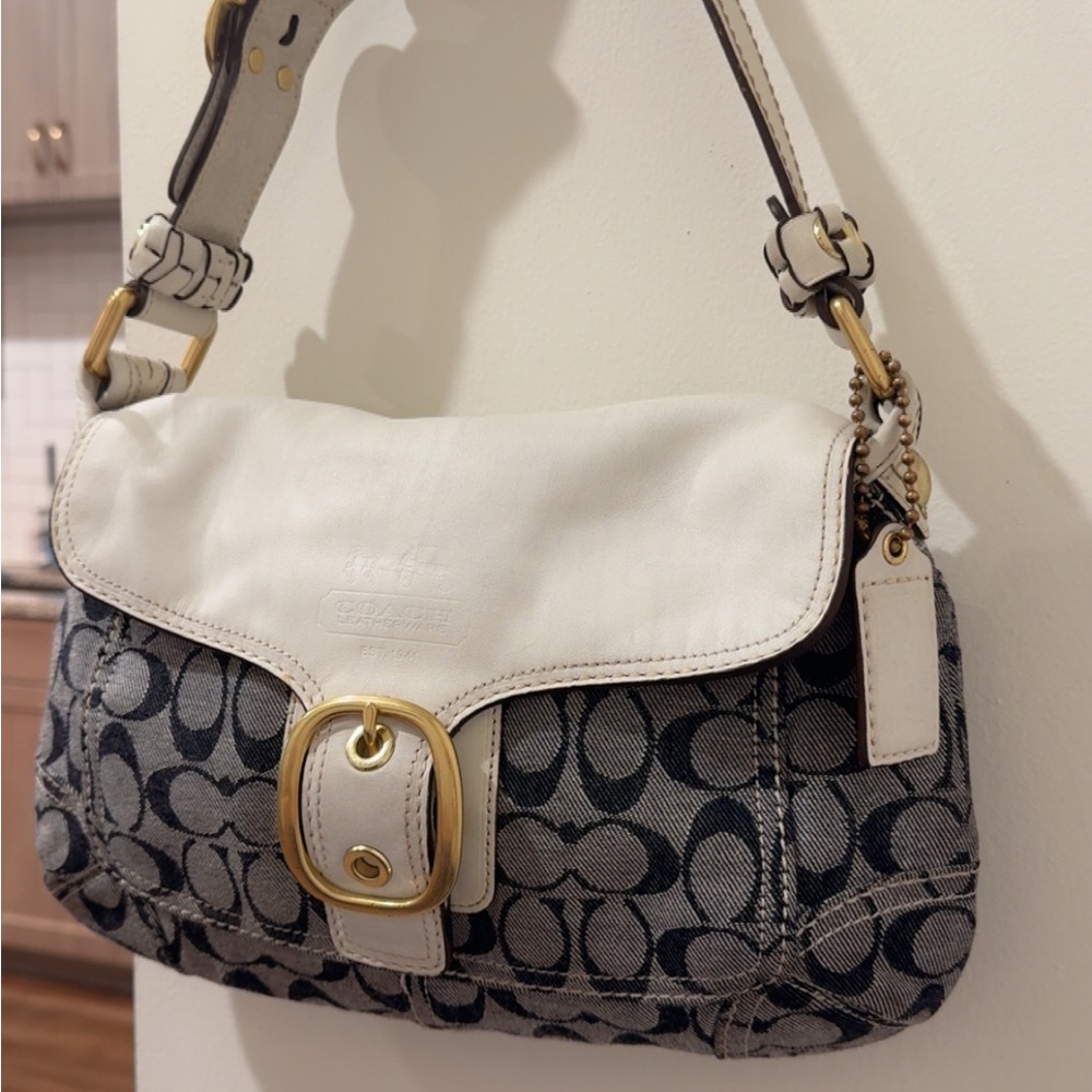 Coach Bleecker Denim Signature